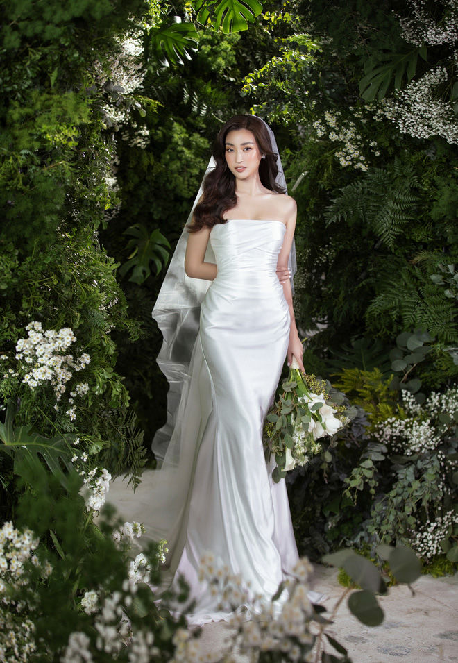 Bộ váy cưới đẹp nhất để Đỗ Mỹ Linh diện nếu cưới con trai bầu Hiển