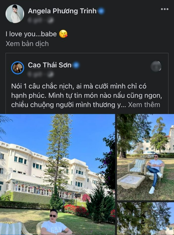 Cao Thái Sơn nhắn nhủ Phương Trinh: Em cứ tựa vào lòng anh là được