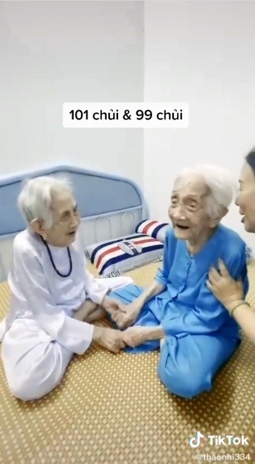 Cụ 101 tuổi giới thiệu chồng cho em gái 99 tuổi: Chịu không để làm mai