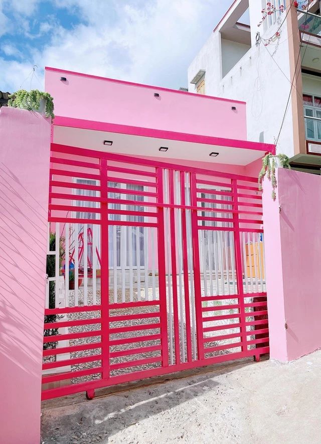 Cô gái bỏ phố về quê, chi 600 triệu phủ màu hường phấn cho ngôi nhà