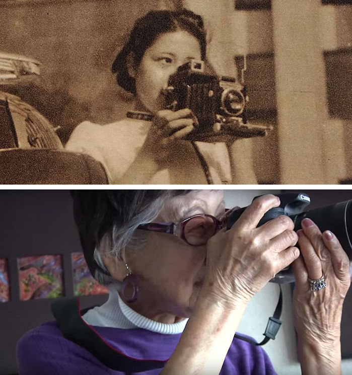 Cụ bà 106 tuổi vẫn là nhiếp ảnh gia: mỗi ngày vẫn trang điểm đi làm