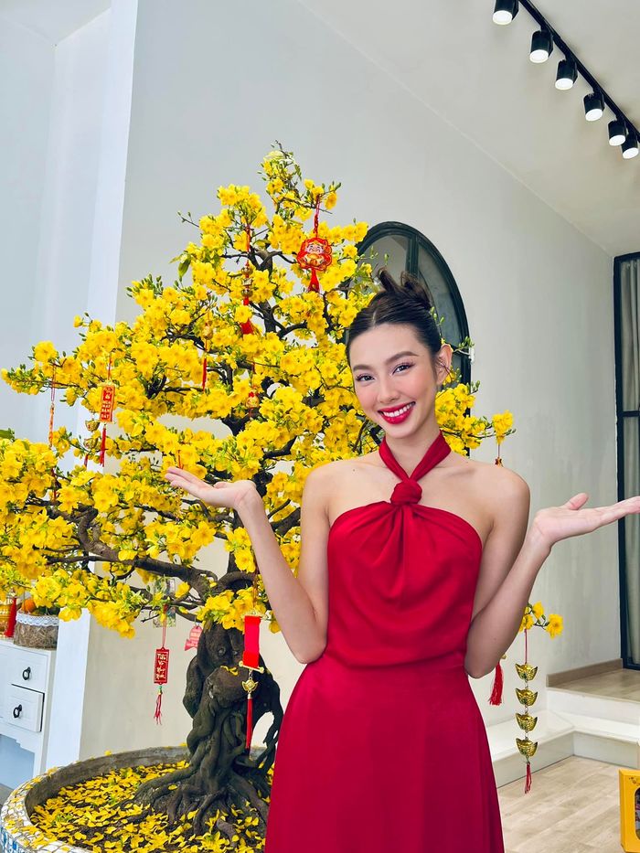 Dàn Hoa, Á hậu làm gì mùng 1: Về nhà ăn Tết, gia đình trên hết