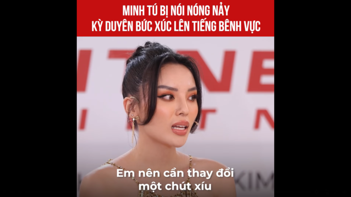 Đối thủ của hot girl trứng rán chê Minh Tú trước mặt Kỳ Duyên