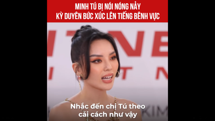 Đối thủ của hot girl trứng rán chê Minh Tú trước mặt Kỳ Duyên