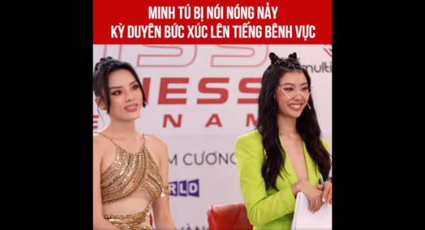 Đối thủ của hot girl trứng rán chê Minh Tú trước mặt Kỳ Duyên