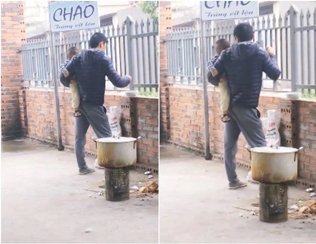Nể cách ông bố dỗ dành con biếng ăn: Ăn một miếng cho ba vui nha con