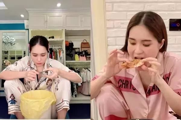 Chồng Đoàn Di Băng troll vợ: tư thế ngủ khó đỡ, hay đu cửa cổng