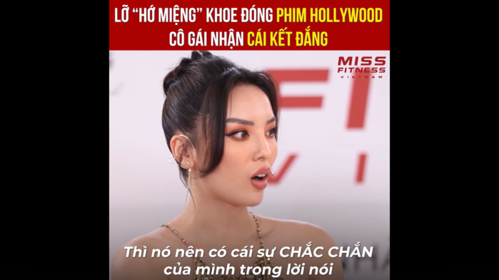 Hớ miệng khoe đóng phim Hollywood: đối thủ Lê Bống nhận cái kết đắng