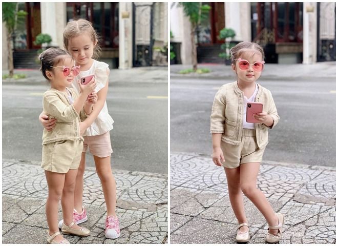 Cặp chị em lai Tây đáng yêu như Elsa và Anna trong Nữ hoàng băng giá