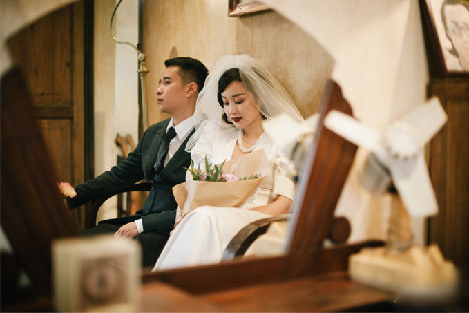Chấm điểm ảnh cưới theo phong cách hoài cổ của sao Việt