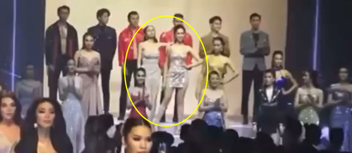 Đỗ Nhật Hà hất tay Lương Mỹ Kỳ trên sân khấu show thời trang