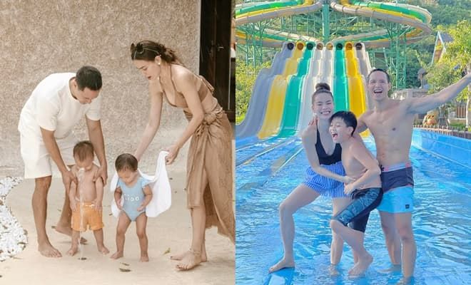 Nhóc tì nhà sao mới tí tuổi đã du lịch sang chảnh khắp nơi