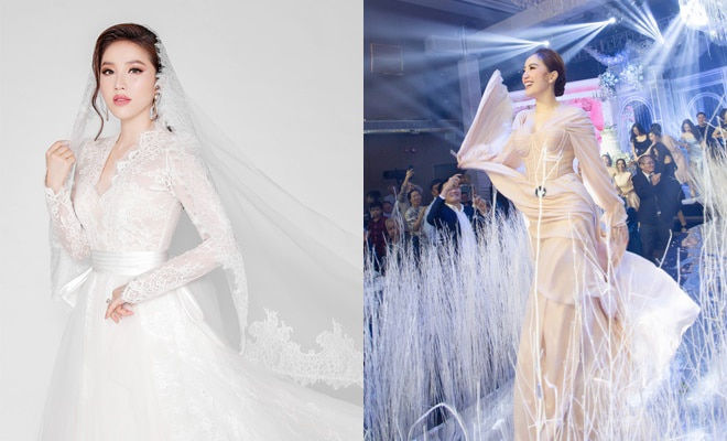 Sao Việt đầu tư váy cưới: Phương Trinh Jolie 4 bộ, Đông Nhi cả chục