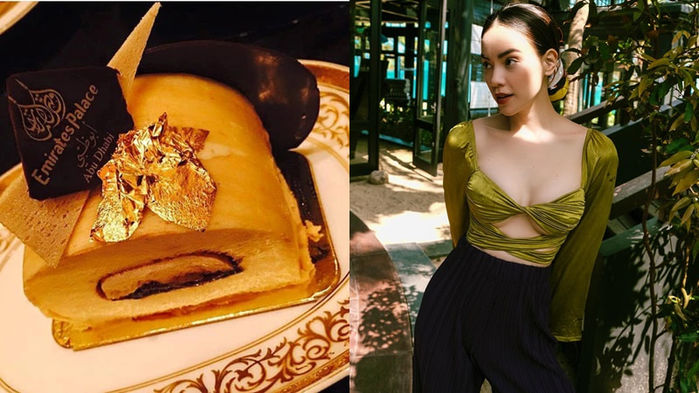 Sao Việt ăn uống món thượng lưu: Bò, bánh dát vàng có đủ