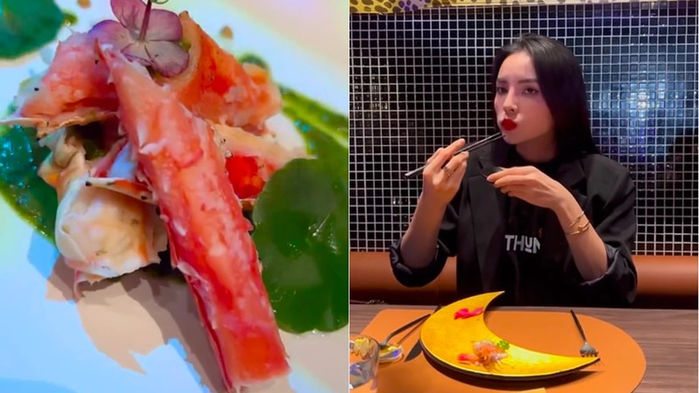 Sao Việt ăn uống món thượng lưu: Bò, bánh dát vàng có đủ