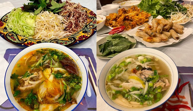 Sao Việt ăn uống món thượng lưu: Bò, bánh dát vàng có đủ