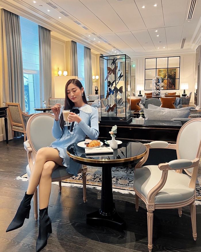 Thời trang của mỹ nhân Việt khi đến Pháp: Lương Thùy Linh khác biệt rõ