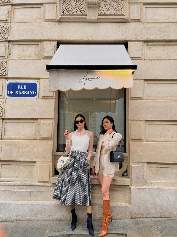 Thời trang của mỹ nhân Việt khi đến Pháp: Lương Thùy Linh khác biệt rõ