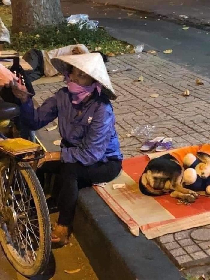 Tình bạn đẹp giữa đời thường: Cậu bé nghèo chia bịch sữa với chú cún