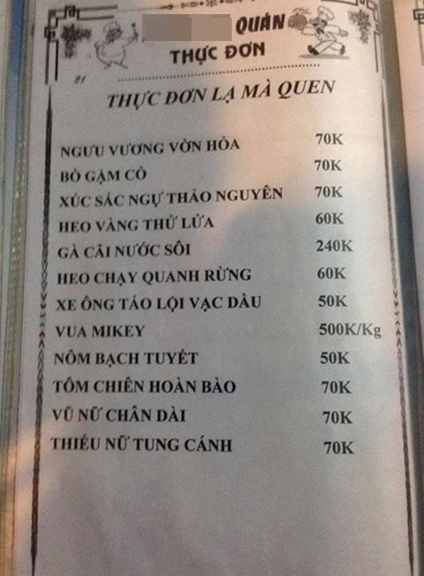 Hài hước với menu món Thức uống đau lòng: Cái giá của sự tò mò