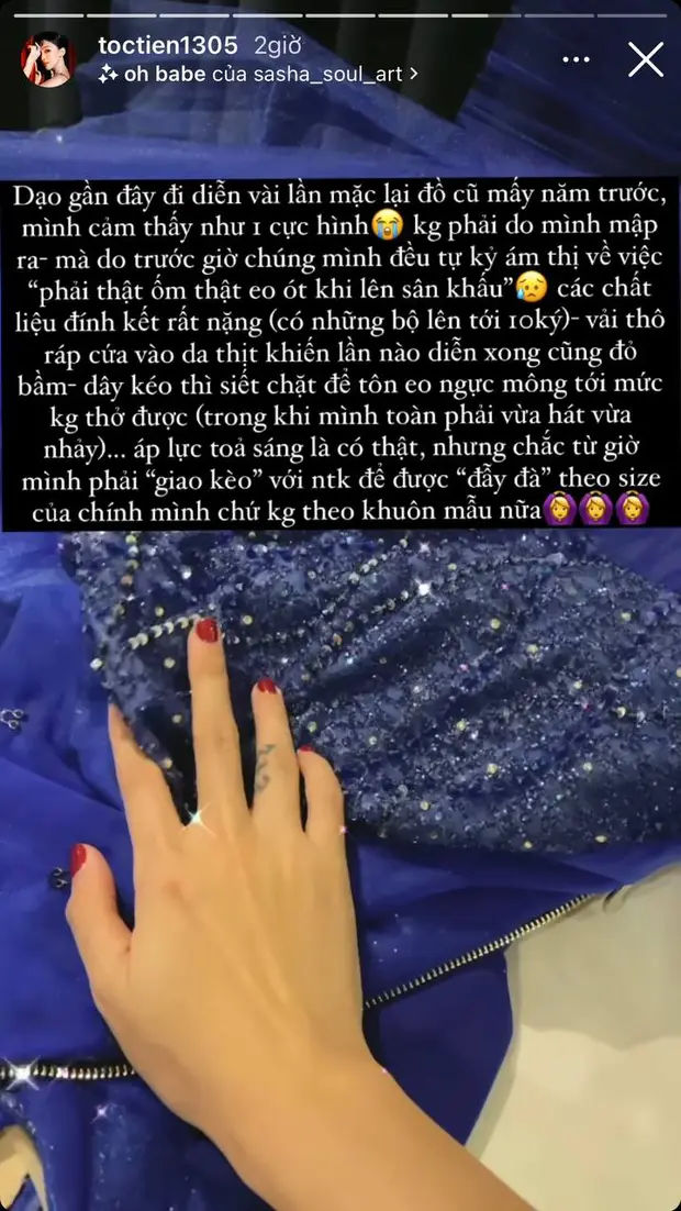 Áp lực hào quang: Tóc Tiên liên tục mặc đồ diễn chật