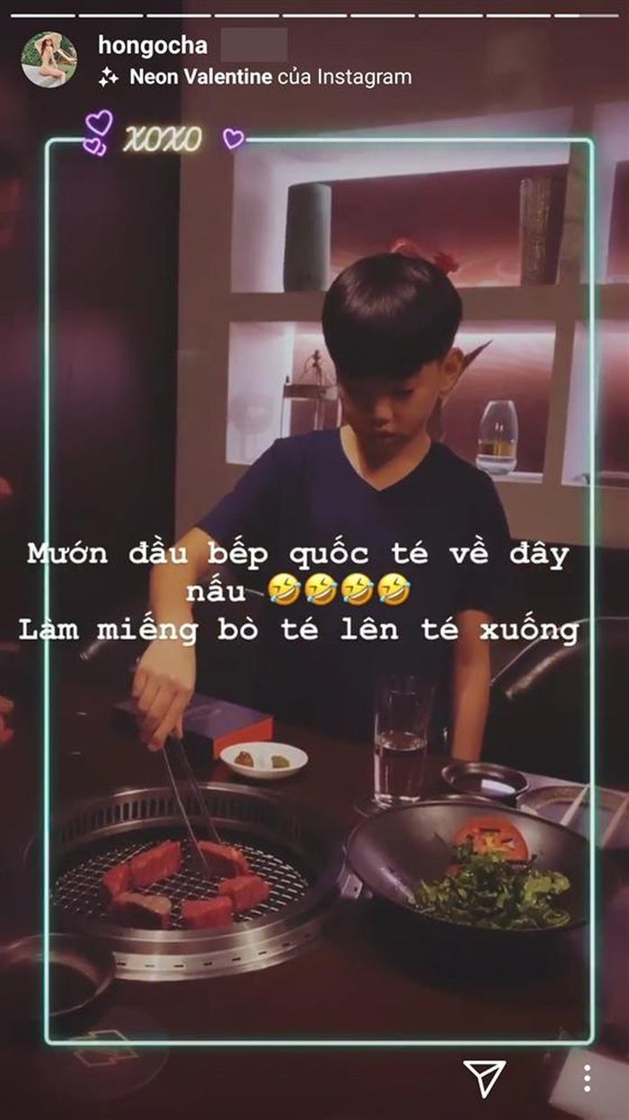 Nhóc tỳ Vbiz vào bếp: Rich kid nhà Trang Trần biết nấu mì Ý