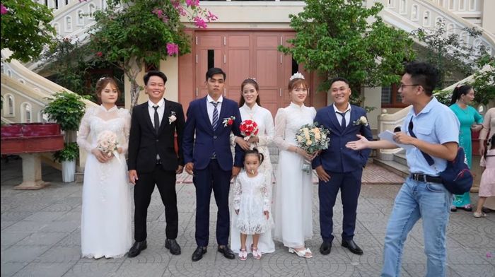 Ba chị em ruột ở Vũng Tàu tổ chức đám cưới cùng một ngày