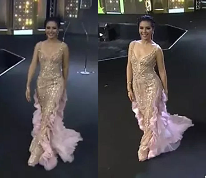 Bộ váy giúp Đỗ Thị Hà vào Top 13 Miss World bị Hoa hậu Thái đạo nhái