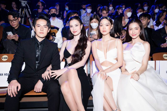 Các cặp đôi Vbiz đổ bộ show thời trang: Lệ Quyên được tình trẻ hộ tống
