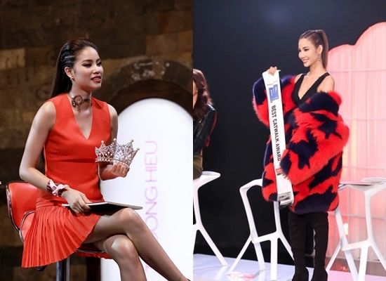 Chị em Hoàn vũ làm HLV: Phạm Hương mang vương miện, Kim Duyên có sash