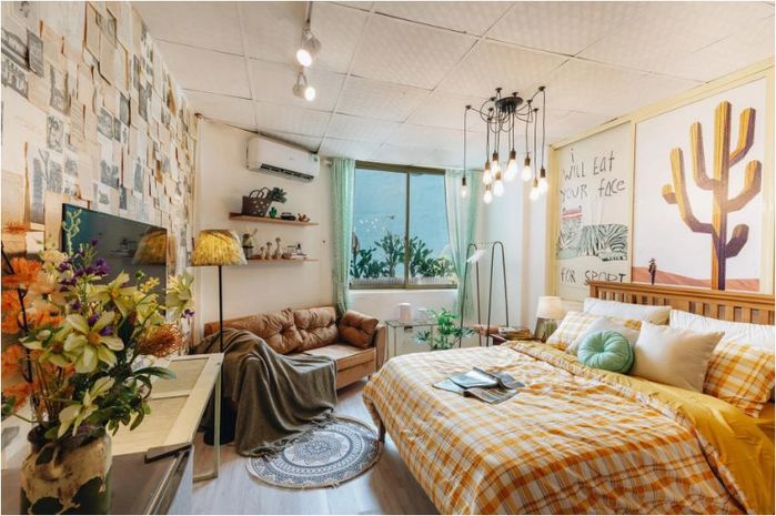 Cô gái bỏ 90 triệu cải tạo nhà kho cũ 15m2 thành không gian cực chill