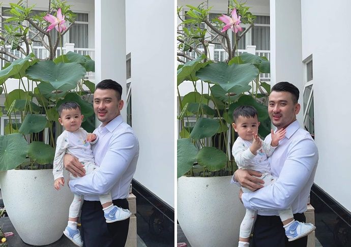 Đại gia Đà Nẵng và bạn trai người mẫu tình bể bình đưa con đi biển