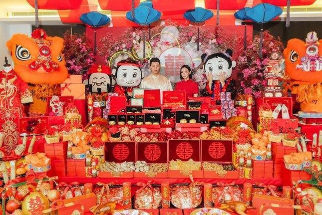 Đám cưới ái nữ tỷ phú Singapore: sính lễ triệu đô, hoa quà không xuể