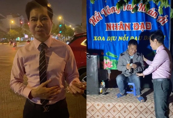 Đang đi diễn, sao Việt dừng xe giữa đường làm việc ý nghĩa