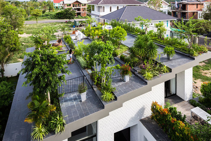 Nha Trang: Khu vườn mát rười rượi trên nóc nhà, chẳng cần ra công viên