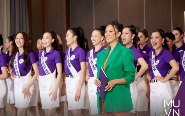 Team Á hậu Kim Duyên chiến thắng thử thách đầu tiên cuộc thi Hoa hậu