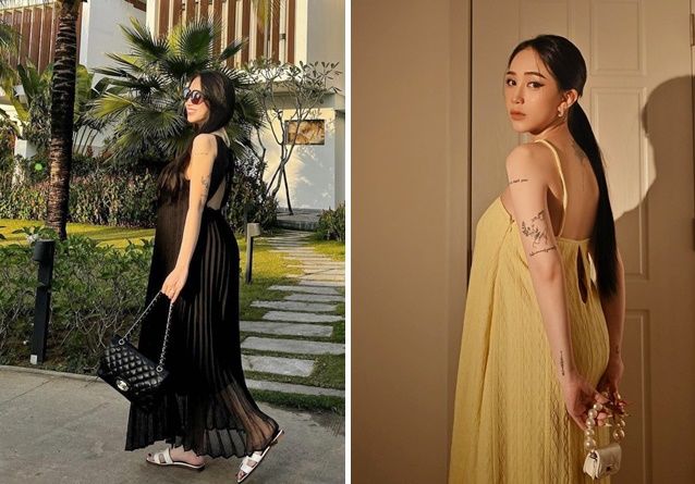 Thời trang bầu bí lần 2 của rich kid Joyce Phạm: Mỗi ngày 1 túi hiệu