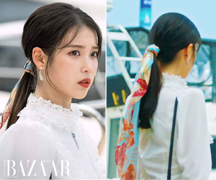 Trình tái chế khăn đỉnh chóp từ idol: Jisoo làm áo và quấn trên đầu