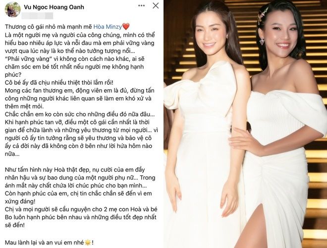 Từng gửi lời ruột gan đến Hoà Minzy nay Hoàng Oanh cũng chia tay