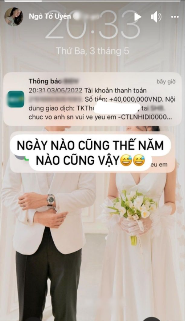 Cưng nóc nhà như ĐTVN: Thành Chung bắn 40 củ mừng sinh nhật vợ