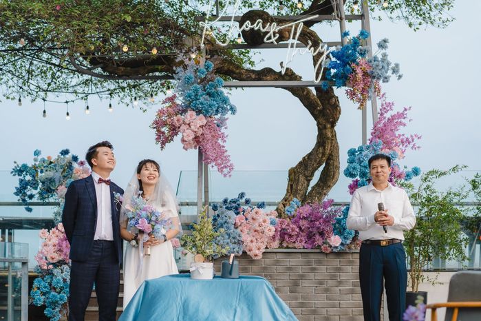 Đám cưới xanh của cặp đôi 9x: Tưới cây thay vì cắt bánh kem