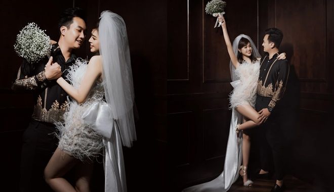 Bộ ảnh cưới của Anh Tuấn Phố Trong Làng và vợ hot girl 2k