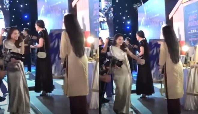 Hành động nhỏ ghi điểm lớn của sao Việt với tiền bối trên thảm đỏ