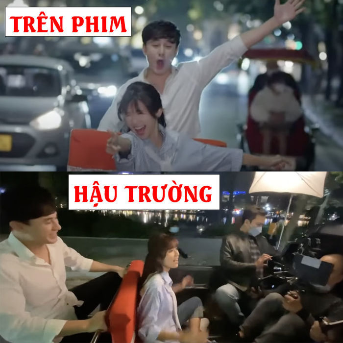 Hậu trường những phân cảnh nghệ thuật lãng mạn khiến fan té ngửa