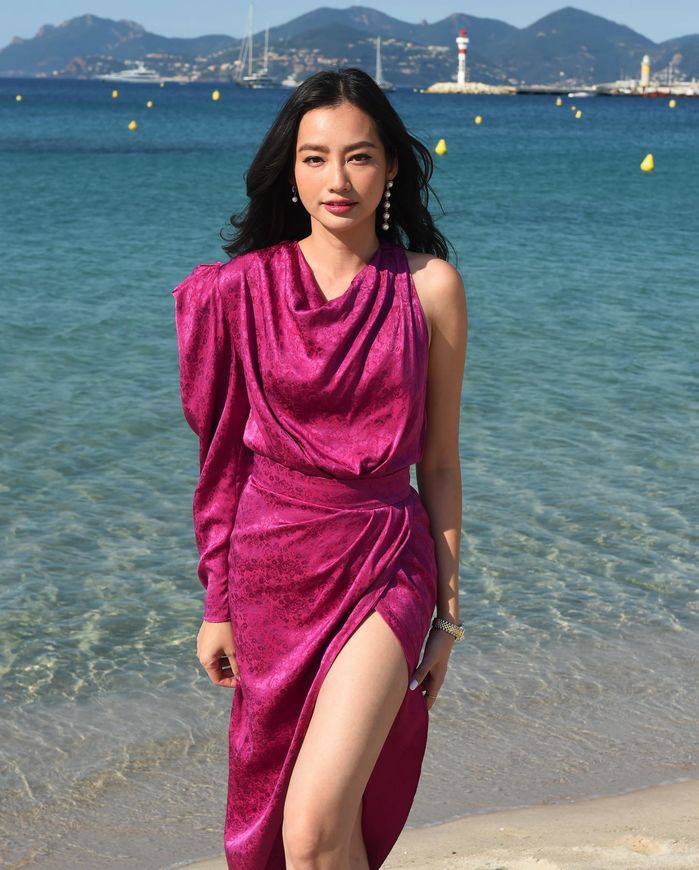 Hương Giang và Trúc Diễm gây bất ngờ khi xuất hiện ở Cannes 2022