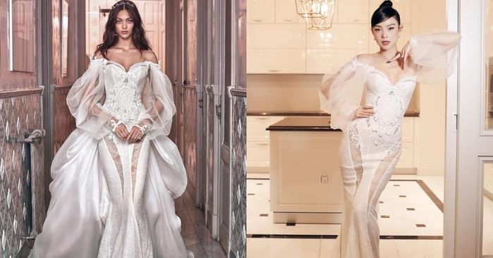 Đọ trang phục giữa Minh Hằng và mẫu Tây: Minh Hằng chẳng kém cạnh