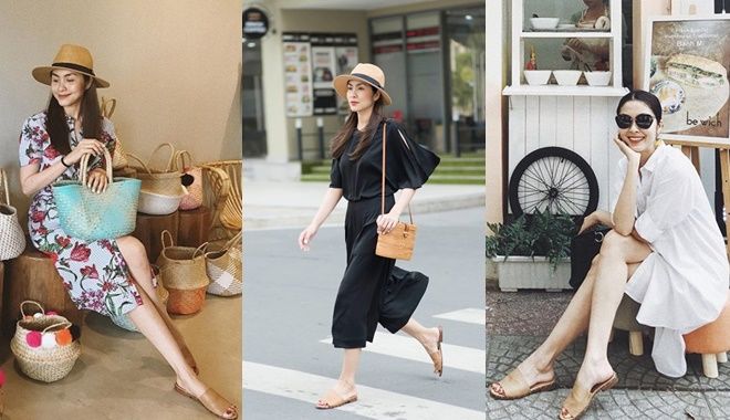 Sao Việt giàu sụ vẫn đi giày há mõm: Võ Hạ Trâm dán keo xài tiếp