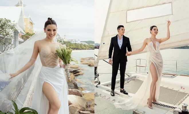 Mỹ nhân Việt mê váy cưới trong suốt: Phương Trinh Jolie đứng đầu bảng