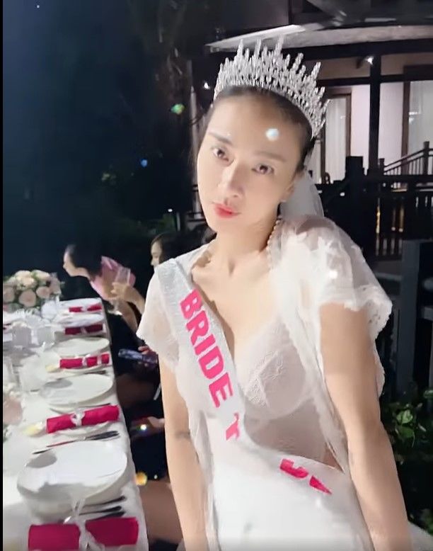Ngô Thanh Vân mở tiệc linh đình trước cưới: đội vương miện như Hoa hậu