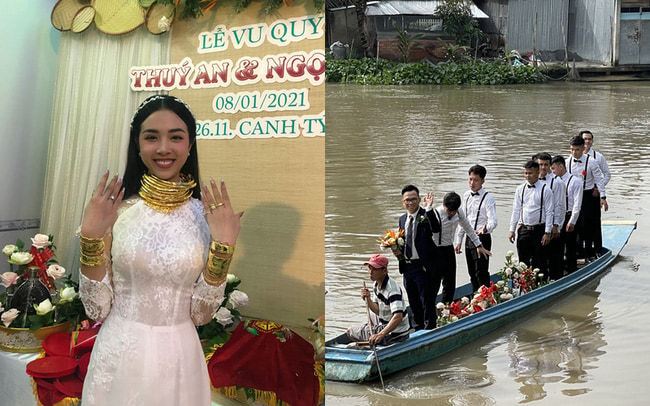 Sao Việt rước dâu bằng phương tiện độc lạ: Anh Tú dùng xe điện